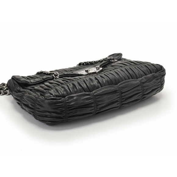 Prada Black Chain Shoulder Nappa Bag - Picture 5 of 12